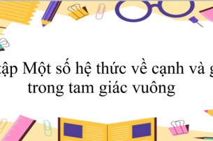 50 Bài tập Một số hệ thức về cạnh và góc trong tam giác vuông (có đáp án năm 2024) - Toán 9