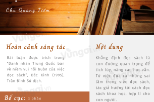 TOP 17 Tóm tắt Bàn về đọc sách (Chu Quang Tiềm)- Ngữ văn 9