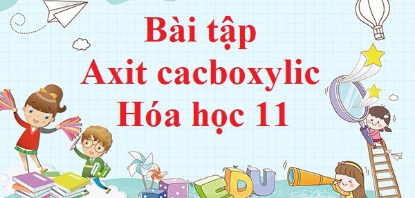 70 Bài tập Axit cacboxylic (2024) có đáp án chi tiết nhất