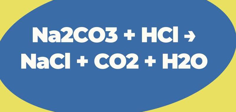 Na2CO3 + HCl → NaCl + CO2 + H2O | Na2CO3 ra CO2