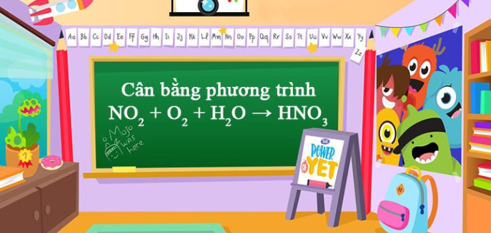 NO2 + O2 + H2O → HNO3 | NO2 ra HNO3