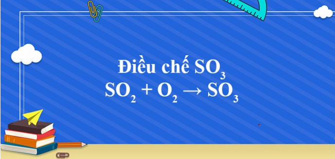 SO2 + O2 → SO3 | SO2 ra SO3