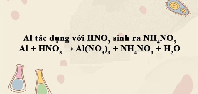 Al + HNO3 → Al(NO3)3 + NH4NO3 + H2O | Al tra Al(NO3)3