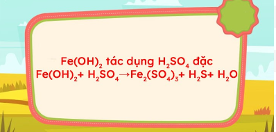 Fe(OH)2 + H2SO4 → Fe2(SO4)3 + H2S + H2O | Fe(OH)2 ra Fe2(SO4)3