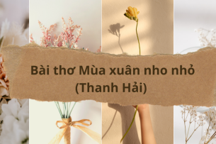 Bài thơ Mùa xuân nho nhỏ (Thanh Hải) - Nội dung, Tác giả tác phẩm