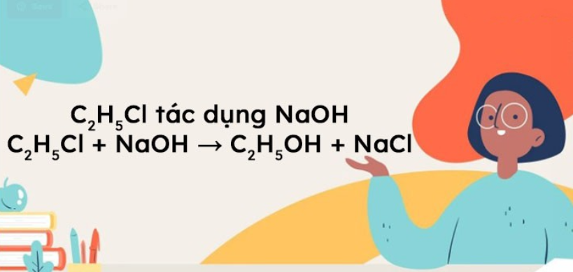 C2H5Cl + NaOH → C2H5OH + NaCl | C2H5Cl ra C2H5OH