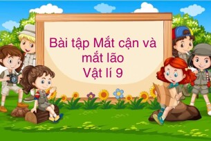 70 Bài tập về Mắt cận và mắt lão (có đáp án năm 2023) - Vật lí 9