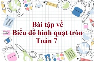 60 Bài tập về Biểu đồ hình quạt tròn (có đáp án năm 2023) - Toán 7