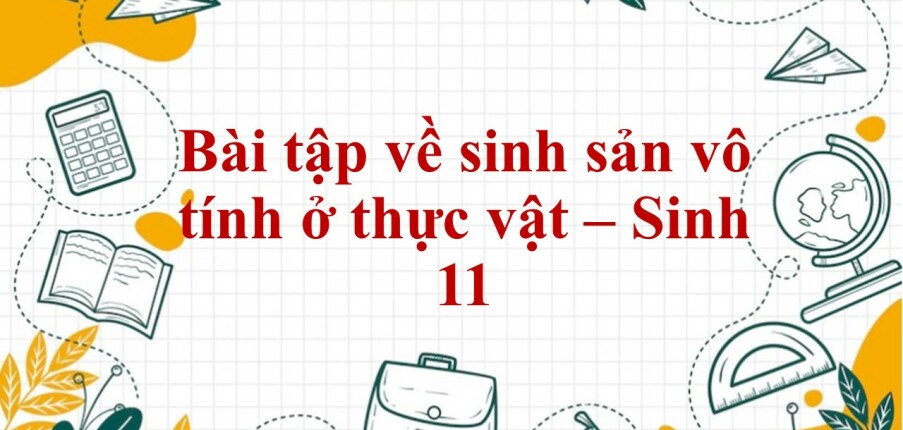 60 Bài tập về sinh sản vô tính ở thực vật (2024) có đáp án chi tiết nhất