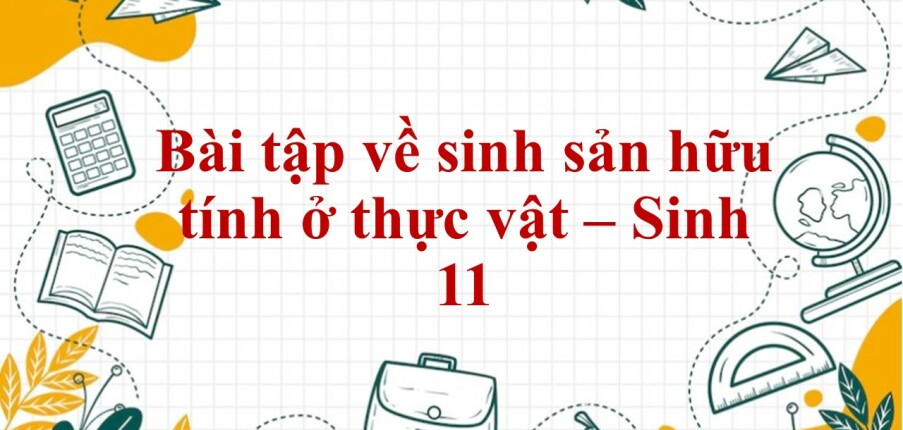 60 Bài tập về sinh sản hữu tính ở thực vật (2024) có đáp án chi tiết nhất