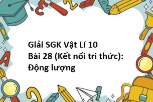 Giải SGK Vật Lí 10 (Kết nối tri thức) Bài 28: Động lượng