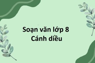 Soạn văn lớp 8 Cánh diều | Soạn văn 8 Tập 1, Tập 2 hay nhất, ngắn gọn