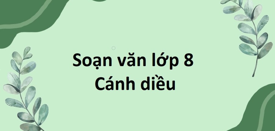 Soạn văn lớp 8 Cánh diều | Soạn văn 8 Tập 1, Tập 2 hay nhất, ngắn gọn