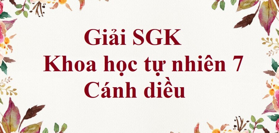 Giải SGK Khoa học tự nhiên 7 Bài mở đầu (Cánh diều): Phương pháp và kĩ năng trong học tập môn khoa học tự nhiên