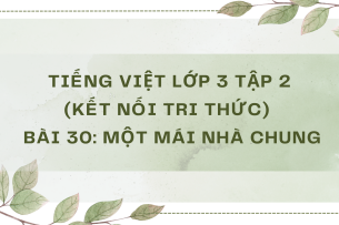 Giải Tiếng Việt lớp 3 Bài 30: Một mái nhà chung | Kết nối tri thức