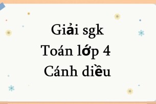 Toán lớp 4 Cánh diều | Giải bài tập Toán lớp 4 Tập 1, Tập 2 (hay, chi tiết) | Học tốt Toán lớp 4