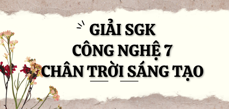 Giải SGK Công nghệ 7 (Chân trời sáng tạo) Ôn tập chương 4 và chương 5