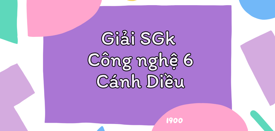 Giải SGK Công nghệ 6 (Cánh diều) Ôn tập chủ đề Bảo quản và chế biến thực phẩm