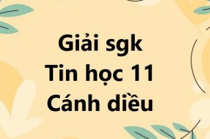 Giải SGK Tin học 11 (Cánh diều) Bài 1: Làm quen với Microsoft Access