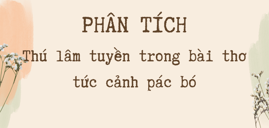 TOP 10 bài Phân tích thú lâm tuyền trong bài thơ Tức cảnh pác bó (2024) HAY NHẤT