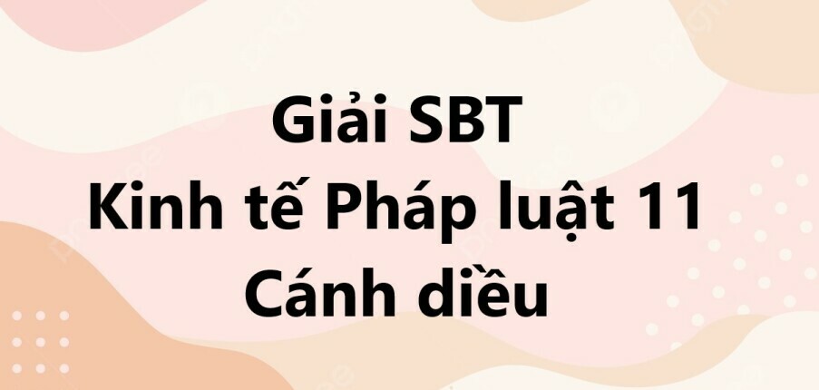 Sách bài tập KTPL 11 (Cánh diều) Bài 9: Văn hóa tiêu dùng | SBT Kinh tế Pháp luật 11 Cánh diều