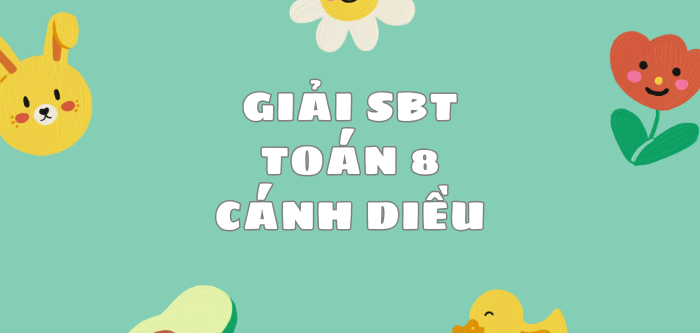 Sách bài tập Toán 8 Cánh Diều | Giải SBT Toán 8 Cánh Diều (hay, chi tiết)