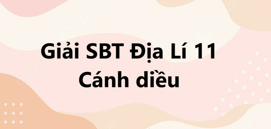 Giải SBT Địa lí 11 (Cánh diều) Bài 3: Một số tổ chức khu vực và quốc tế