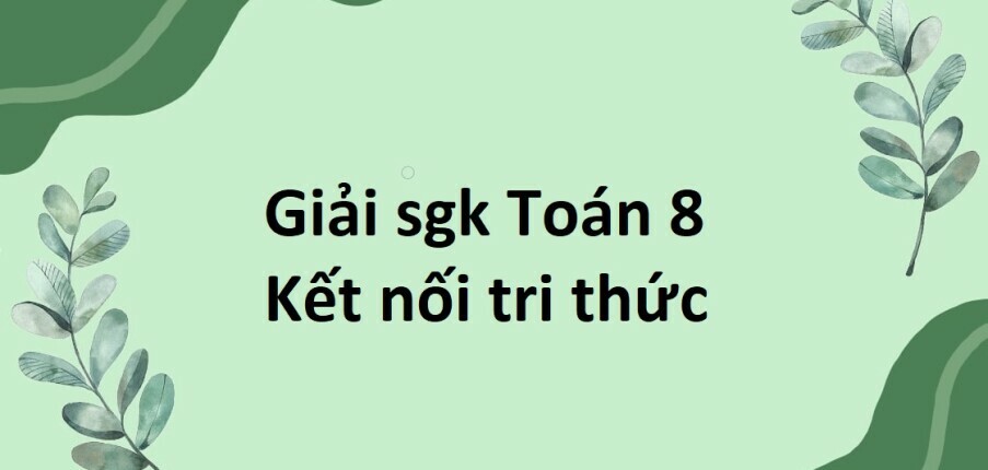 Giải SGK Toán 8 (Kết nối tri thức) Luyện tập chung trang 73 Tập 1