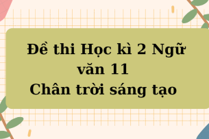 TOP 10 Đề thi Học kì 2 Ngữ văn 11 (Chân trời sáng tạo năm 2024) có đáp án