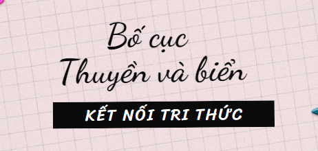 Bố cục Thuyền và biển (2024) chính xác nhất lớp 11 - Kết nối tri thức