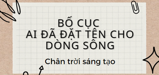 Bố cục Ai đã đặt tên cho dòng sông (2024) chính xác nhất lớp 11 - Chân trời sáng tạo