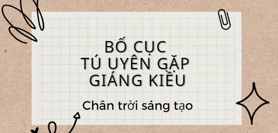 Bố cục Tú Uyên gặp Giáng Kiều (2024) chính xác nhất lớp 11 - Chân trời sáng tạo