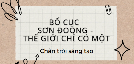 Bố cục Sơn Đoòng – thế giới chỉ có một (2024) chính xác nhất lớp 11 - Chân trời sáng tạo