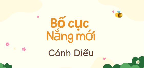 Bố cục Nắng mới (2024) chính xác nhất lớp 8 - Cánh diều