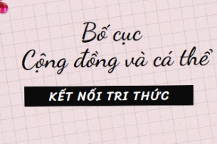 Bố cục Cộng đồng và cá thể (2024) chính xác nhất lớp 11 - Kết nối tri thức