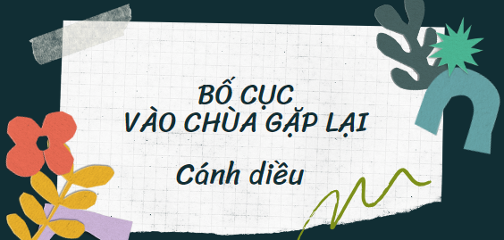 Bố cục Vào chùa gặp lại (2024) chính xác nhất lớp 11 - Cánh diều