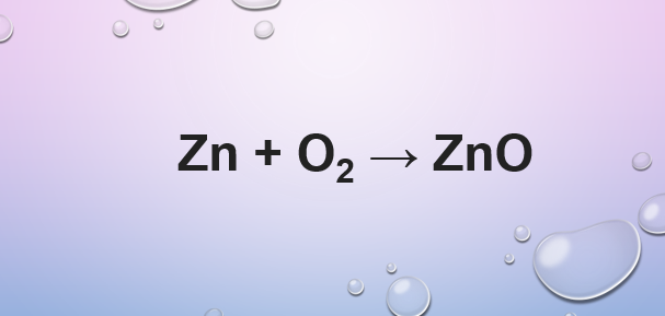 Zn + O2 → ZnO | Zn ra ZnO