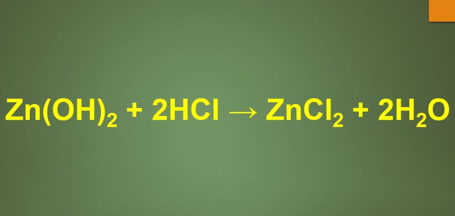 Zn(OH)2 + HCl → ZnCl2 + H2O | Zn(OH)2 ra ZnCl2