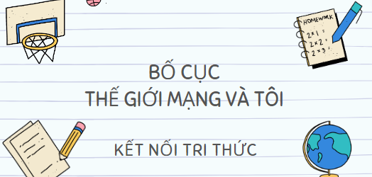 Bố cục Thế giới mạng và tôi (2024) chính xác nhất lớp 10 - Kết nối tri thức