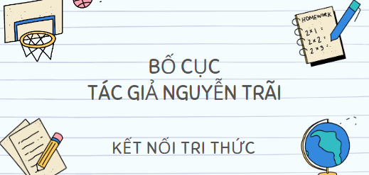 Bố cục Tác giả Nguyễn Trãi (2024) chính xác nhất lớp 10 - Kết nối tri thức