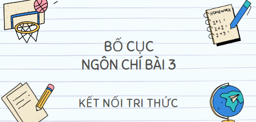 Bố cục Ngôn chí bài 3 (2024) chính xác nhất lớp 10- Kết nối tri thức