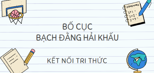 Bố cục Bạch Đằng hải khẩu (2024) chính xác nhất lớp 10 - Kết nối tri thức