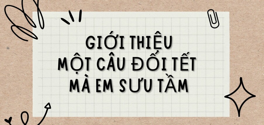 TOP 4 Bài văn Giới thiệu một câu đối Tết mà em sưu tầm (2024) HAY NHẤT