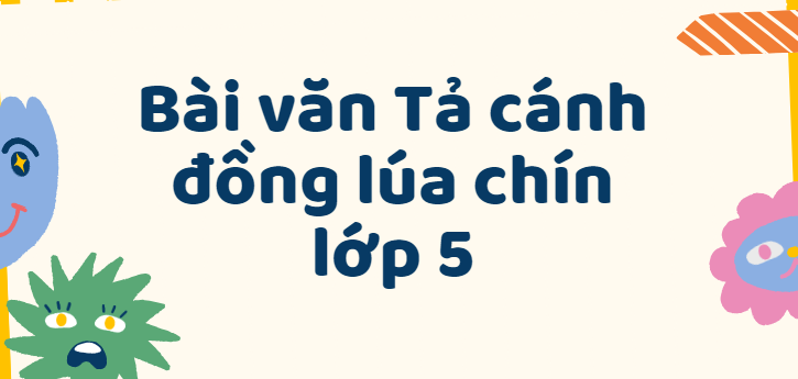 TOP 50 Bài văn Tả cánh đồng lúa chín lớp 5 (2024) SIÊU HAY