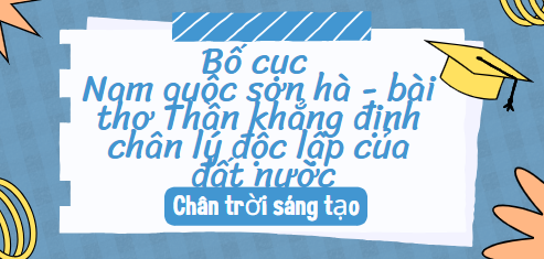 Bố cục Nam quốc sơn hà – bài thơ Thần khẳng định chân lí độc lập của đất nước (2024) chính xác nhất lớp 10 - Chân trời sáng tạo