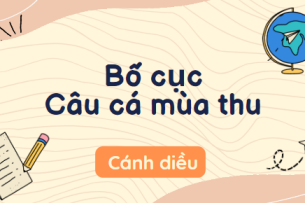 Bố cục Câu cá mùa thu (2024) chính xác nhất lớp 10 - Cánh diều