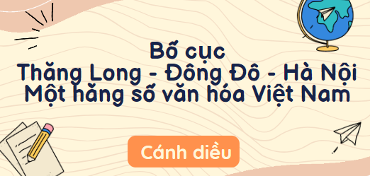 Bố cục Thăng Long – Đông Đô – Hà Nội: Một hằng số văn hóa Việt Nam (2024) chính xác nhất lớp 10 - Cánh diều