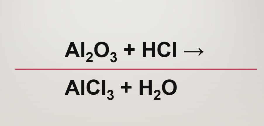 Al2O3 + HCl → AlCl3 + H2O| Al2O3 ra AlCl3