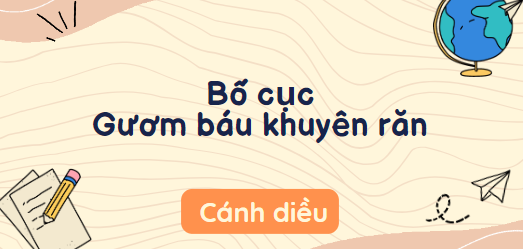 Bố cục Gương báu khuyên răn – Bài 43 (2024) chính xác nhất lớp 10 - Cánh diều