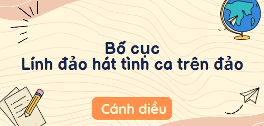 Bố cục Lính đảo hát tình ca trên đảo (2024) chính xác nhất lớp 10 - Cánh diều